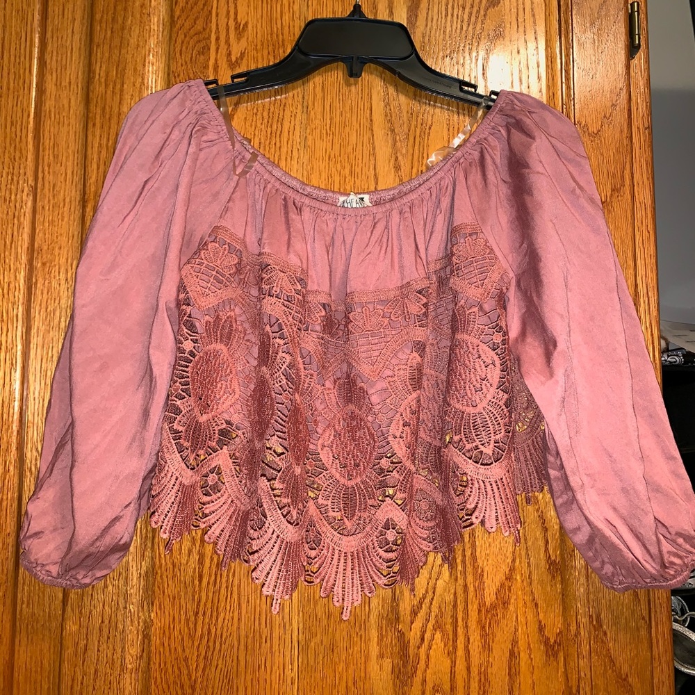 Off the shoulder blouse